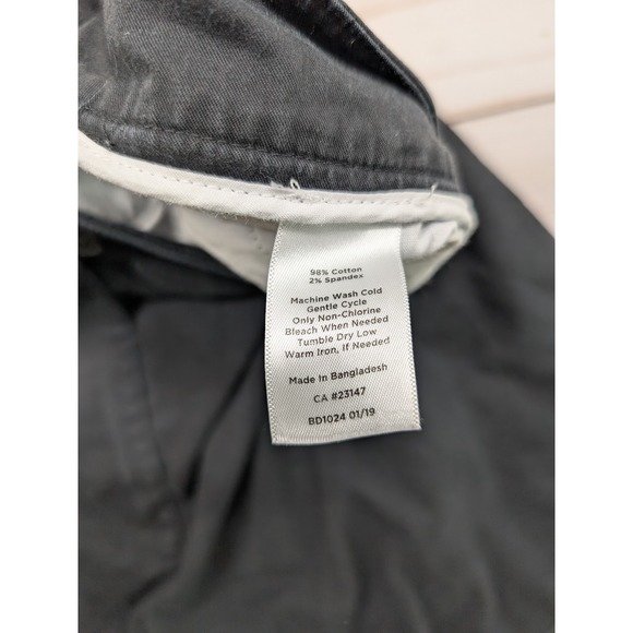 Talbots Size 16 Womens‎ Black Chino Summer Casual Shorts - Picture 8 of 9